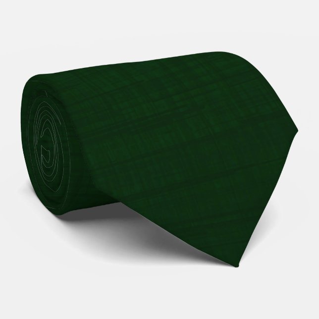 Gravata Verde escuro texturizado (Rolled)
