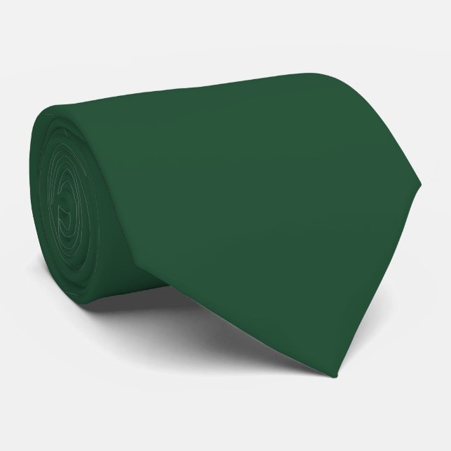Gravata Verde Esmeralda Profundo Elegante Roupa Ma (Rolled)