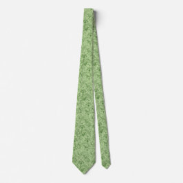 Gravata verde estampada