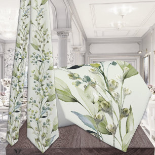 Gravata Verde Eucalyptus Spray Vinha Casamento Sage Verde