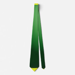 Gravata Verde no Amarelo