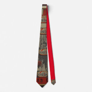 Gravata Vermelho e Preto Forma Livre 13