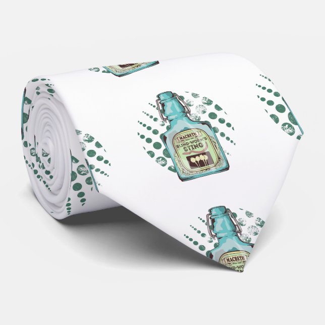 Gravata Vermes cegos picando Shakespeare Macbeth (Rolled)