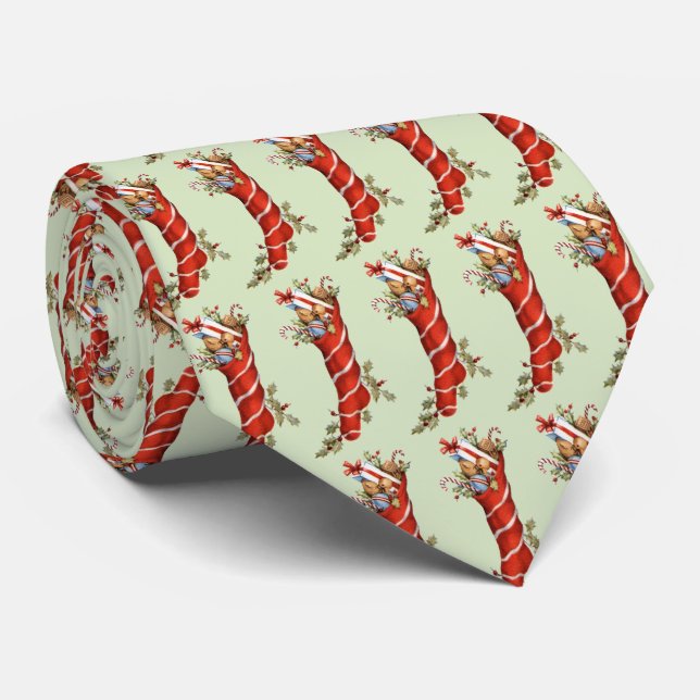 Gravata Véspera de Natal (Rolled)