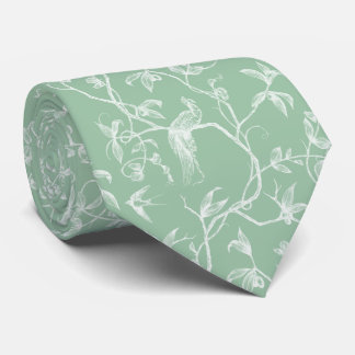 Gravata Viagem ao Toile Verde Chateau Peacock