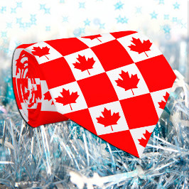 Gravata Viagem canadense Flag & Canada, business/sport Ne