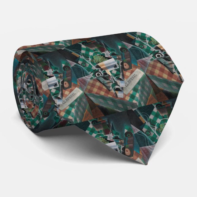 Gravata Vida contínua com a toalha de mesa checada por Jua (Rolled)