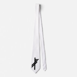 Gravata Viking Rune - Sorte - Preto