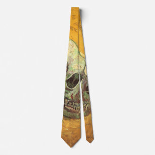 Gravata Vincent van Gogh - Natureza Morta com Caveira
