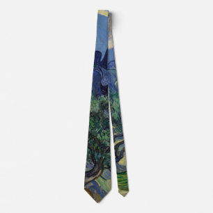 Gravata Vincent van Gogh - Oliveiras, Montanhas Alpilles