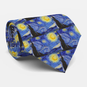 Gravata Vincent Willem van Gogh, "Starry Night"