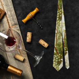 Gravata Vinhos Alojam Uvas Elegantes Design