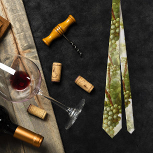 Gravata Vinhos Alojam Uvas Elegantes Design