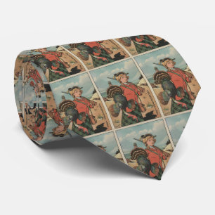 Gravata Vintage Ação de Graças à Turquia (1904)