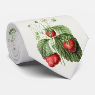 Gravata Vintage amarração do pescoço do morango