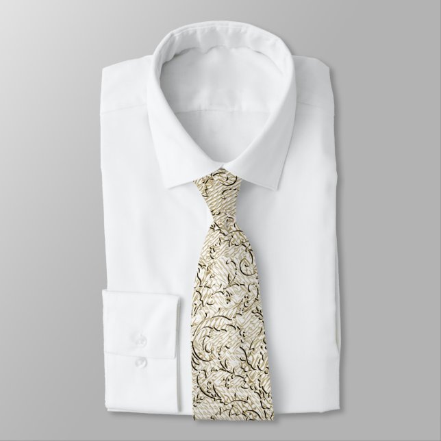 Gravata Vintage Brocade Damask (Amarrado)