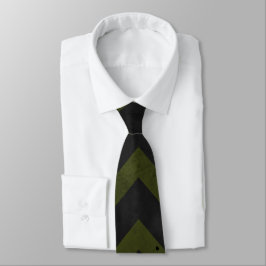 Gravata Vintage chevron do exército da cinza escura