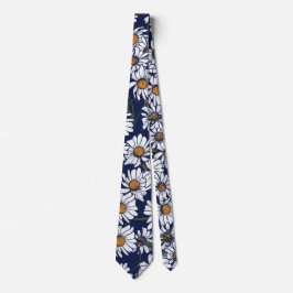 Gravata Vintage Daisies Daisy Garden