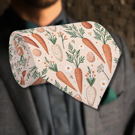 Gravata Vintage Elegant Carrots with Blossoms and Tiny Egg