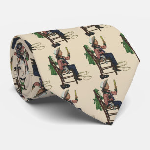 Gravata Vintage Girl Cowgirl parece Espelhada Ela é tão Vã