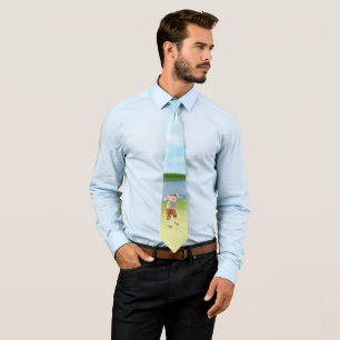 Gravata Vintage Golfer pelo Riverbank