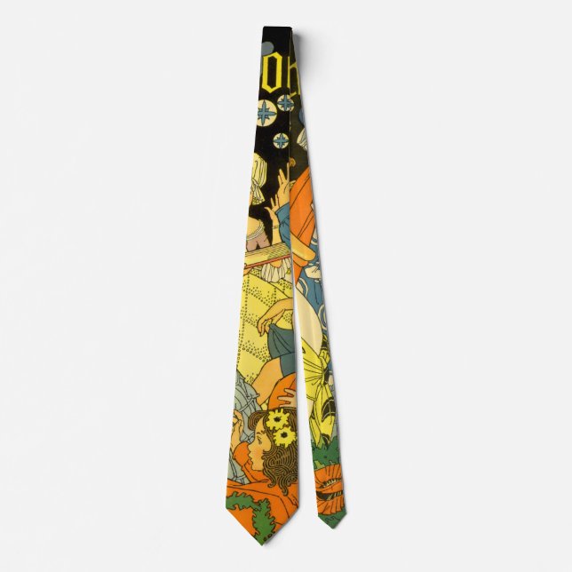 Gravata Vintage Mãe Ganha Lendo Livros para Crianças (Frente)