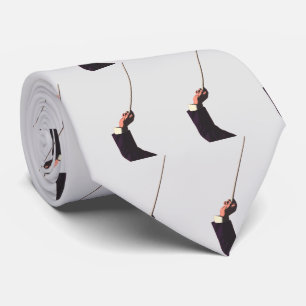 Gravata Vintage Music, Mão do Condutor Segurando um Baton