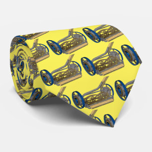 Gravata Vintage Push Lawnmower Landscaper Landscape Neck