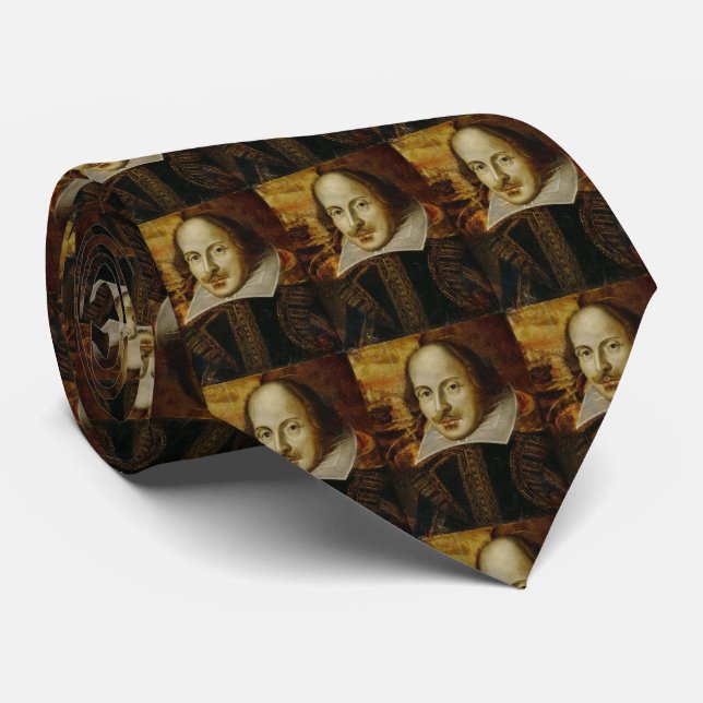 Gravata Vintage Retrait Painting of William Shakespeare (Rolled)