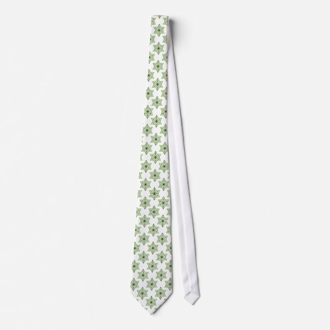Gravata Vintage Starburst Tie, Forest Green (Frente)