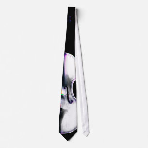 Gravata Violino branco / Viola Tie para a loja de site da 