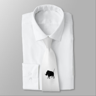 Gravata Wart Hog Silver