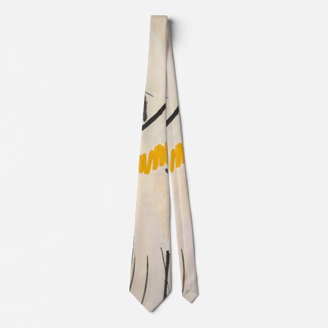 Gravata Wassily Kandinsky Abstrato Trabalho de arte (Frente)