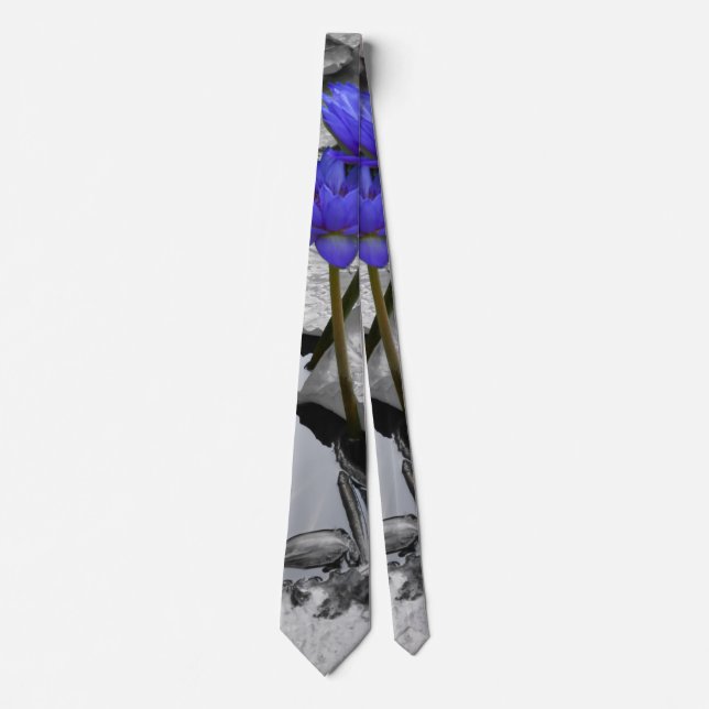 Gravata Water Lily Love Tie (Frente)