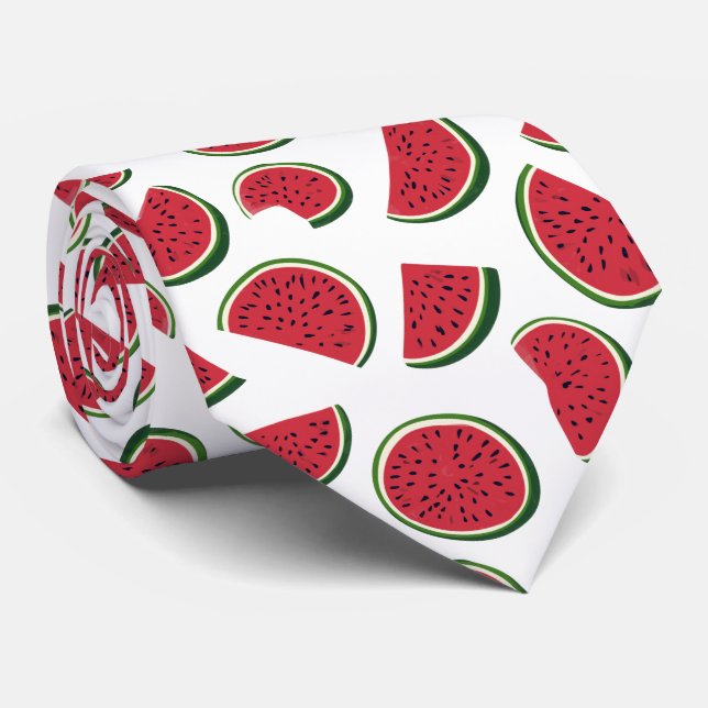 Gravata Watermelon Slice Summer Pattern (Rolled)