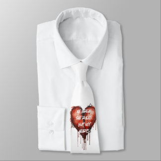 Gravata We Break the rules but not heart Tie