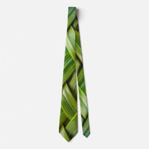 Gravata Weave verde fresca de bambu