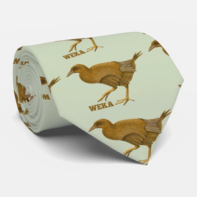 Gravata Weka New Zelândia Bird (Rolled)