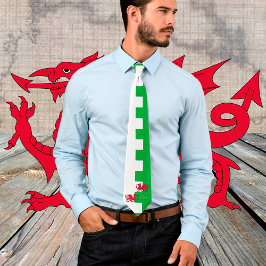 Gravata Welsh Flag & Wales - negócios da Cymru, viagem /sp