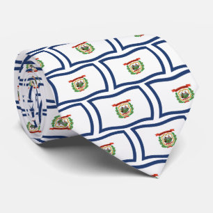 Gravata West Virginia Flag Tie
