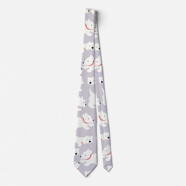 Gravata Westie Brincalhão (Frente)