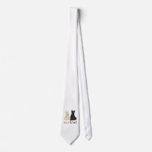 Gravata Wheaten Scotties Celebram Dia de os pais