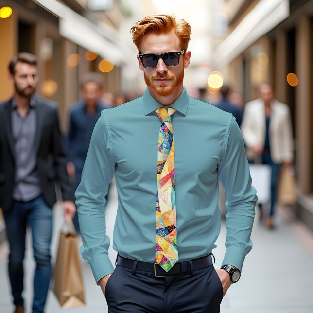 Gravata Whimsic Whirlwind Abstrato Art Tie (Criador carregado)