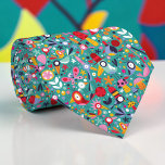 Gravata Whimsical Fun Custom Necktie Tie<br><div class="desc">Whimsical Fun Custom Necktie: A statement piece that adds a touch of retro fashion to any outfit. This eye-catching design is perfect for those who love pop culture and unique accessories. Ideal for expressing your personal style and making a memorable impression.</div>