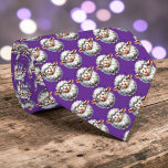 Gravata Whimsical Sheep Custom Necktie Tie<br><div class="desc">Whimsical Sheep Custom Necktie: A unique and eye-catching necktie featuring a charming sheep design. Perfect for adding a touch of personality and fun to any outfit. Ideal for those who appreciate quirky,  one-of-a-kind accessories.</div>