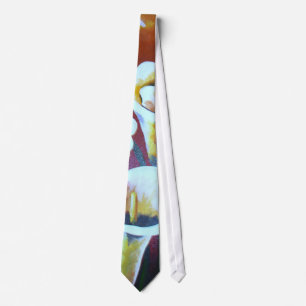 Gravata White Calla Libera Flores Artísticas Cortadas Em C