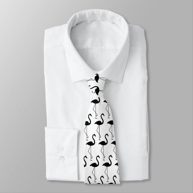 Gravata White Flamingo Tie (Amarrado)