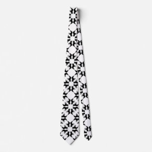 Gravata White Tie, preto e branco, Buldogue francês