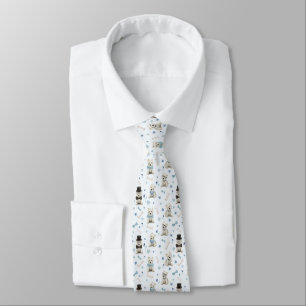 Gravata White Westis com Acessórios Whimsical