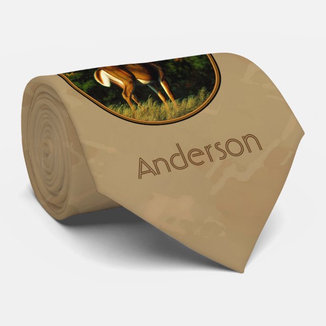 Gravata Whitetail Buck Deer Hunting Tan (Rolled)